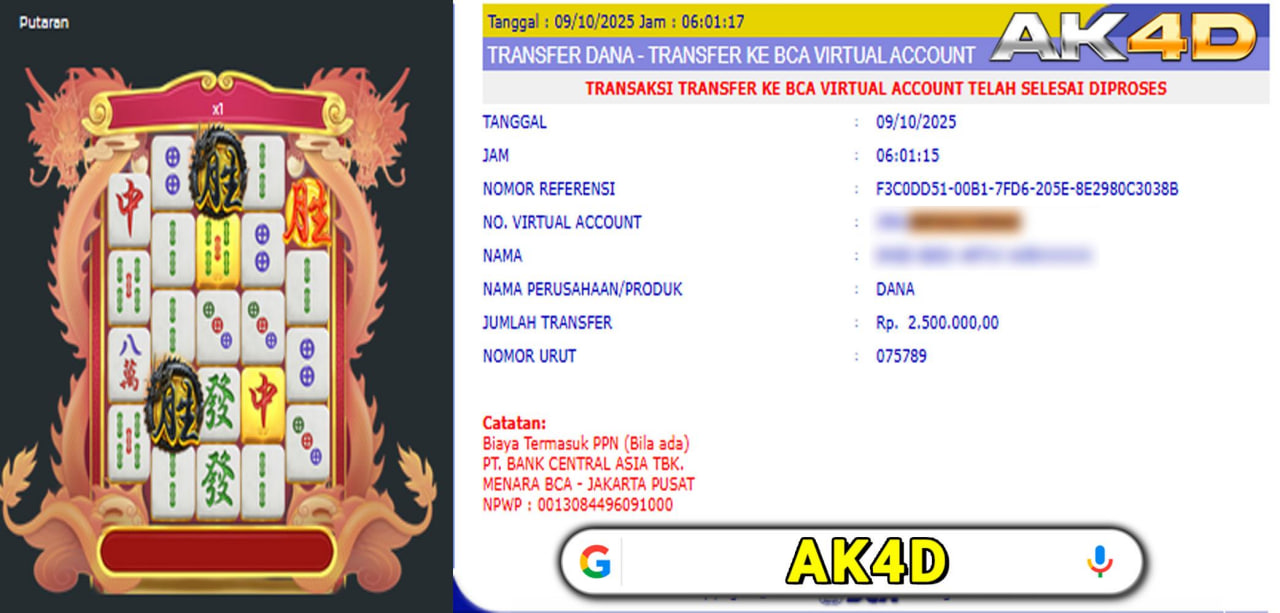 NB : Trick bermain bisa langsung chat admin di livechat atau whatapps di kawal sampai JP